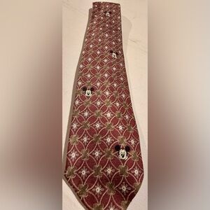 Disney Red and Gold Mickey Mouse Tie